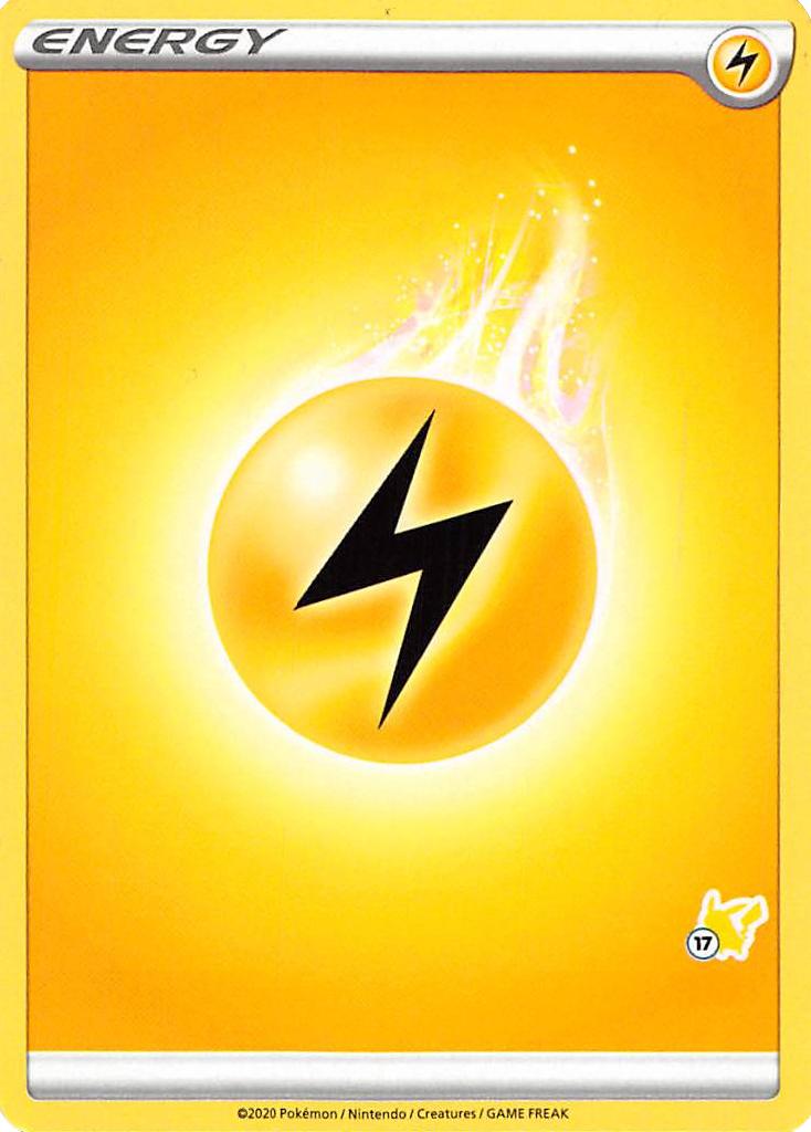 Lightning Energy (Pikachu Stamp #17) [Battle Academy 2022] | Fandemonia Ltd