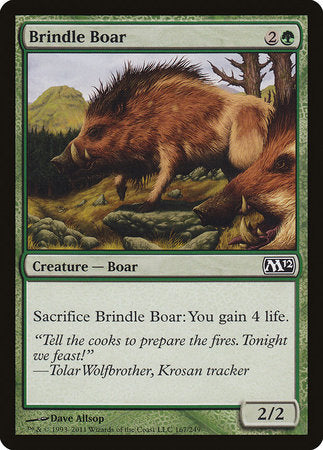 Brindle Boar [Magic 2012] | Fandemonia Ltd