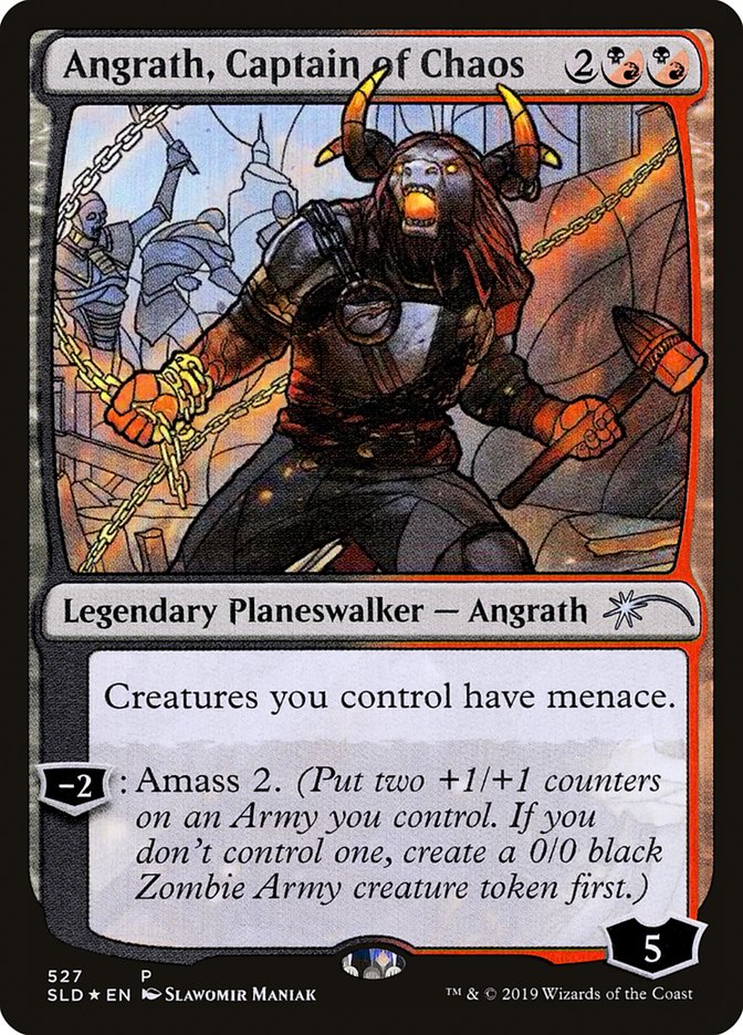 Angrath, Captain of Chaos (Stained Glass) [Secret Lair Drop Promos] | Fandemonia Ltd