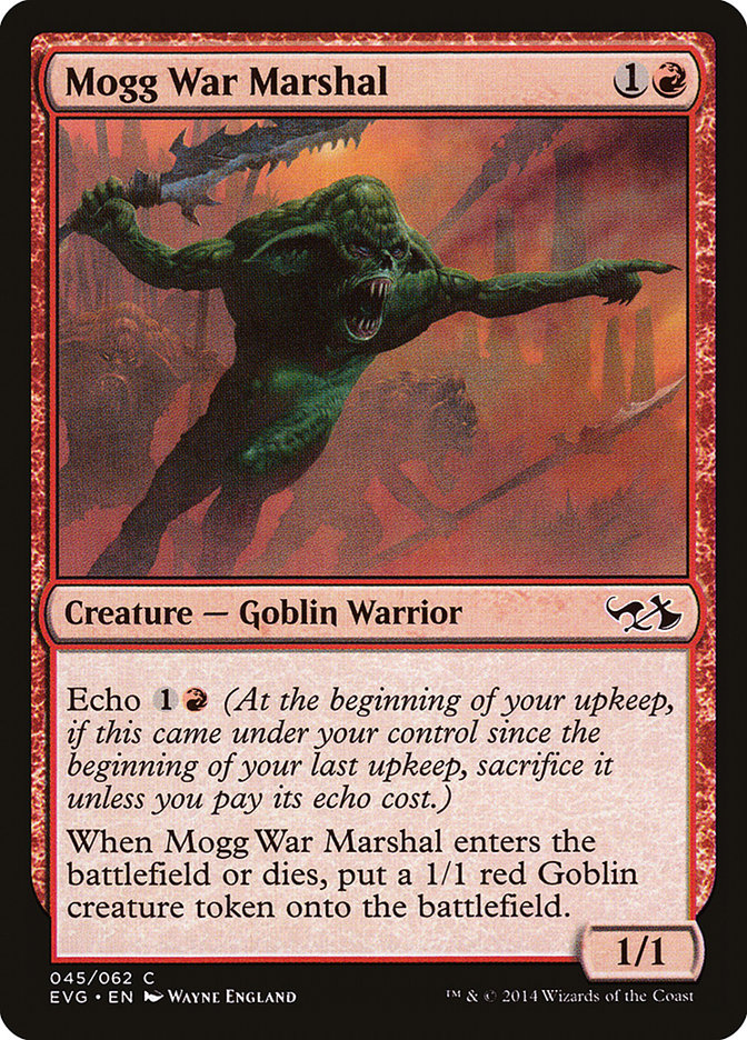 Mogg War Marshal (Elves vs. Goblins) [Duel Decks Anthology] | Fandemonia Ltd