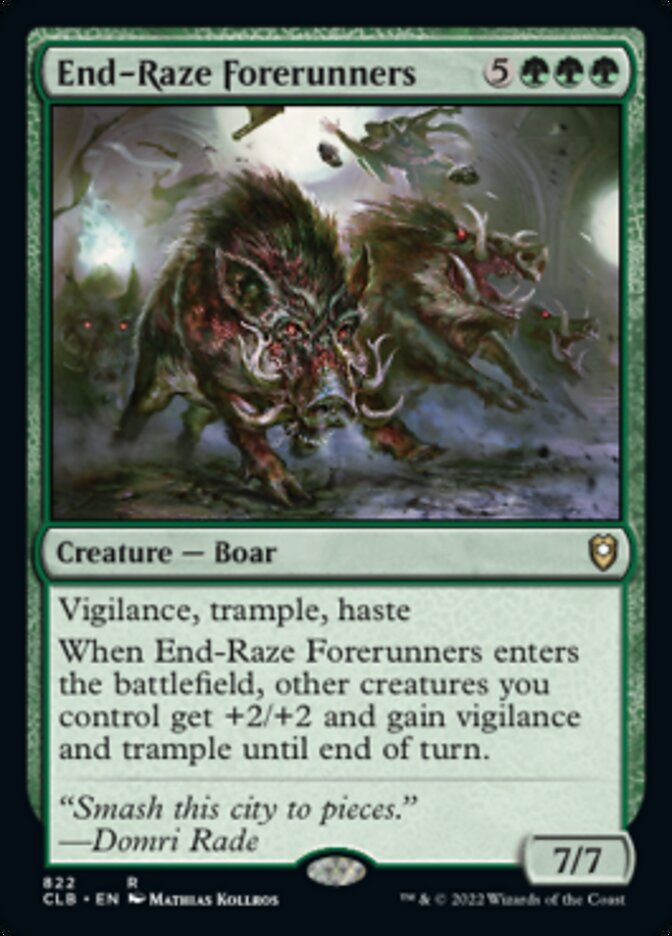 End-Raze Forerunners [Commander Legends: Battle for Baldur's Gate] | Fandemonia Ltd