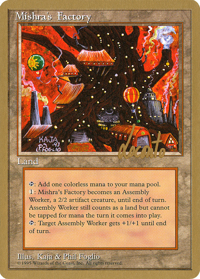 Mishra's Factory (Michael Loconto) [Pro Tour Collector Set] | Fandemonia Ltd