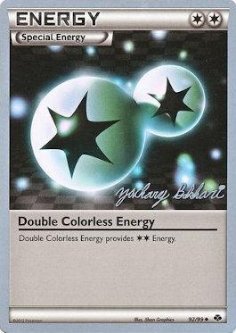 Double Colorless Energy (92/99) (CMT - Zachary Bokhari) [World Championships 2012] | Fandemonia Ltd