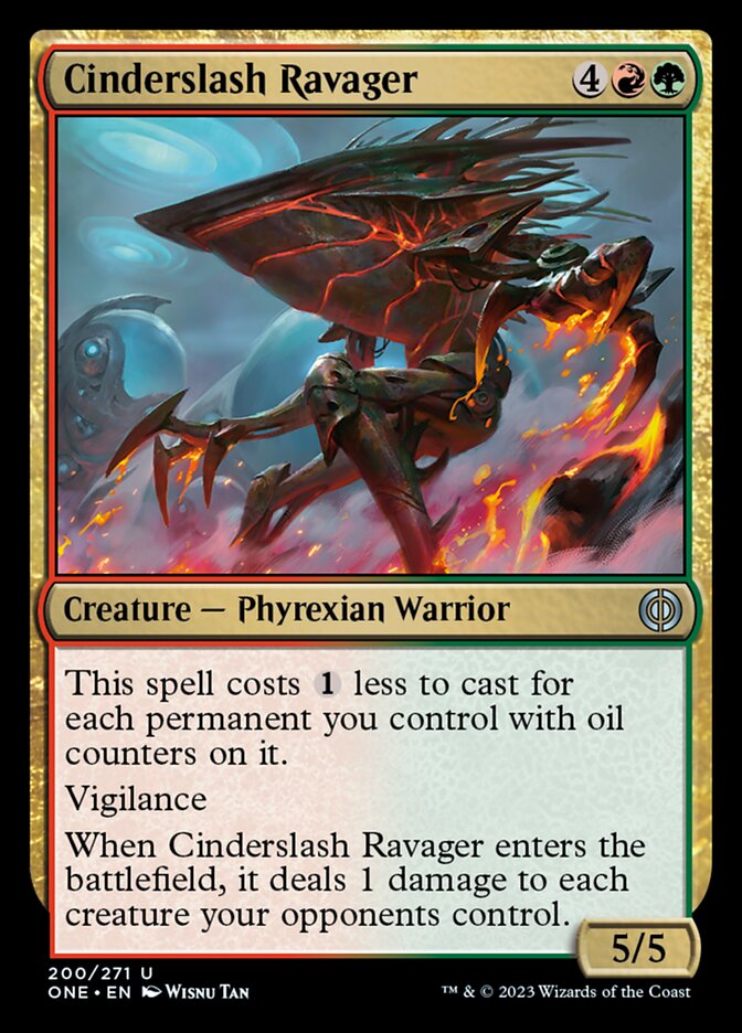 Cinderslash Ravager [Phyrexia: All Will Be One] | Fandemonia Ltd