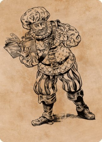 Volo, Itinerant Scholar Art Card [Commander Legends: Battle for Baldur's Gate Art Series] | Fandemonia Ltd