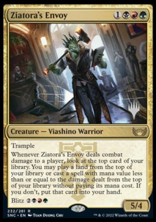 Ziatora's Envoy (Promo Pack) [Streets of New Capenna Promos] | Fandemonia Ltd