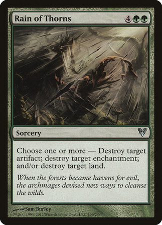 Rain of Thorns [Avacyn Restored] | Fandemonia Ltd