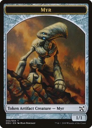 Myr Token [Duel Decks: Elves vs. Inventors Tokens] | Fandemonia Ltd