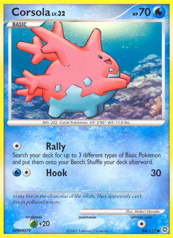 Corsola (84/132) [Diamond & Pearl: Secret Wonders] | Fandemonia Ltd