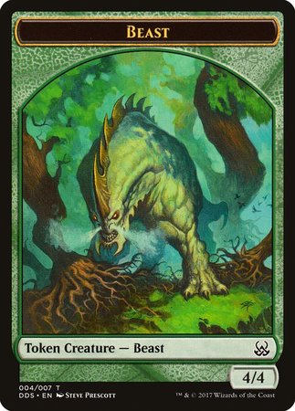 Beast Token [Duel Decks: Mind vs. Might Tokens] | Fandemonia Ltd