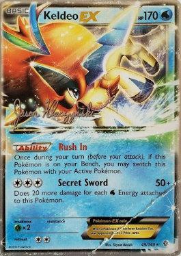 Keldeo EX (49/149) (Darkrai Deck - Jason Klaczynski) [World Championships 2013] | Fandemonia Ltd