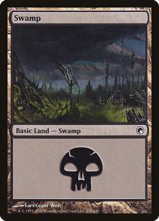Swamp (239) [Scars of Mirrodin] | Fandemonia Ltd