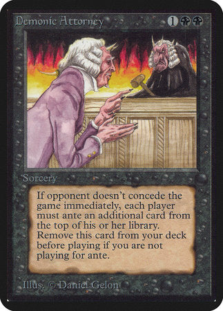 Demonic Attorney [Limited Edition Alpha] | Fandemonia Ltd