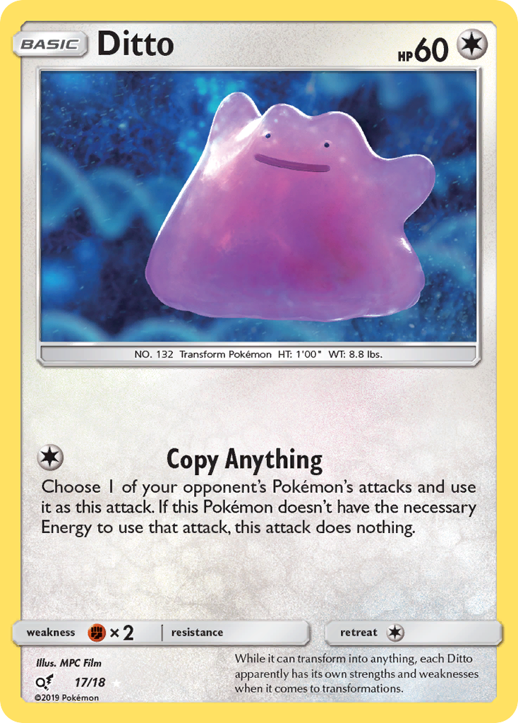 Ditto (17/18) [Sun & Moon: Detective Pikachu] | Fandemonia Ltd