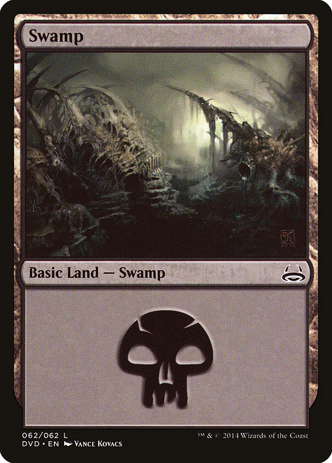 Swamp (62) (Divine vs. Demonic) [Duel Decks Anthology] | Fandemonia Ltd