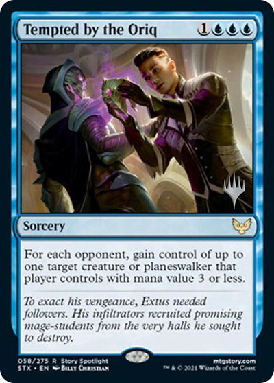 Tempted by the Oriq (Promo Pack) [Strixhaven: School of Mages Promos] | Fandemonia Ltd