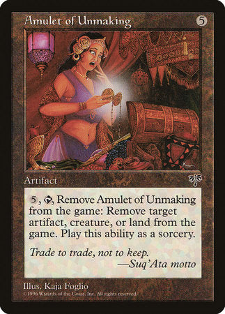 Amulet of Unmaking [Mirage] | Fandemonia Ltd