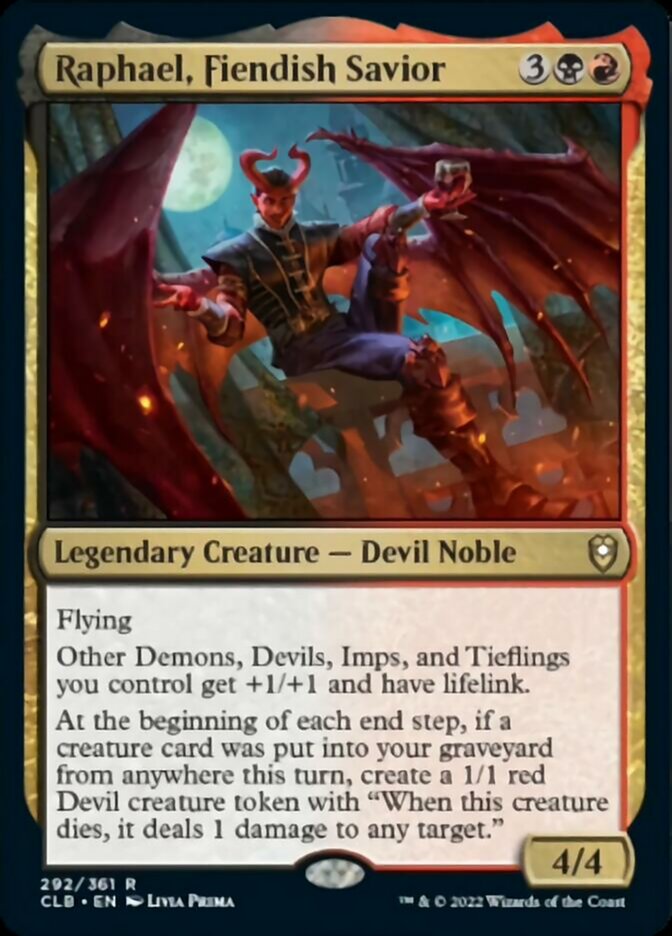 Raphael, Fiendish Savior [Commander Legends: Battle for Baldur's Gate] | Fandemonia Ltd