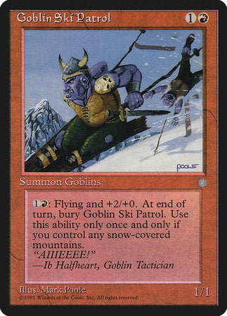 Goblin Ski Patrol [Ice Age] | Fandemonia Ltd