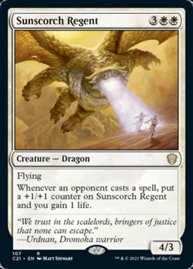 Sunscorch Regent [Commander 2021] | Fandemonia Ltd