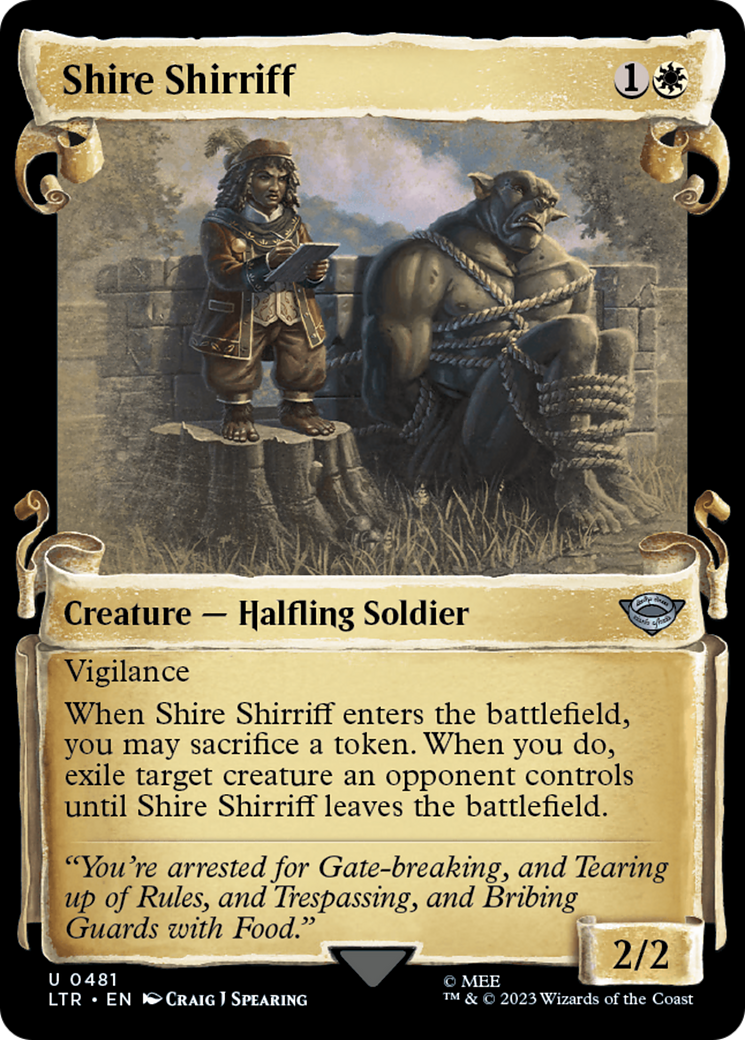 Shire Shirriff [The Lord of the Rings: Tales of Middle-Earth Showcase Scrolls] | Fandemonia Ltd