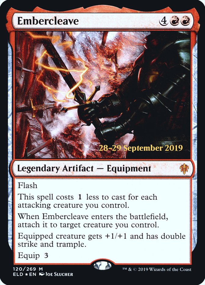 Embercleave  [Throne of Eldraine Prerelease Promos] | Fandemonia Ltd