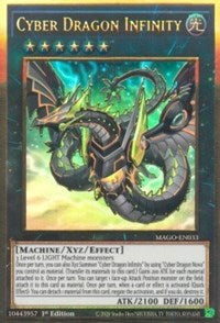 Cyber Dragon Infinity (Alternate Art) [MAGO-EN033] Gold Rare | Fandemonia Ltd