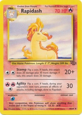 Rapidash (44/64) [Jungle Unlimited] | Fandemonia Ltd