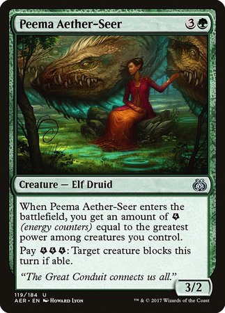 Peema Aether-Seer [Aether Revolt] | Fandemonia Ltd