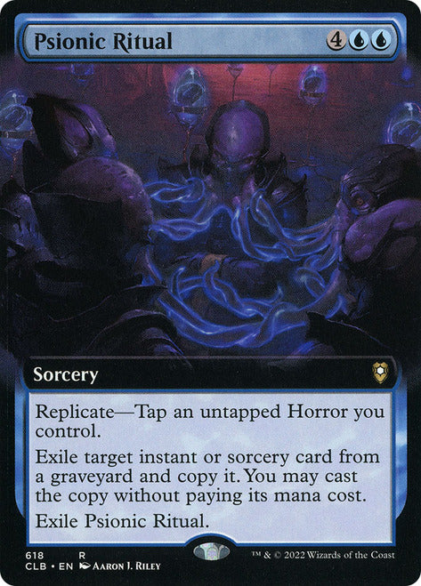 Psionic Ritual (Extended Art) [Commander Legends: Battle for Baldur's Gate] | Fandemonia Ltd