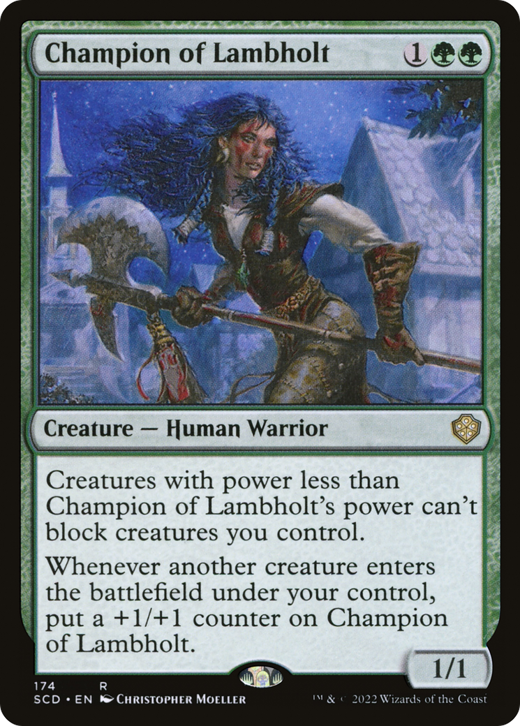 Champion of Lambholt [Starter Commander Decks] | Fandemonia Ltd