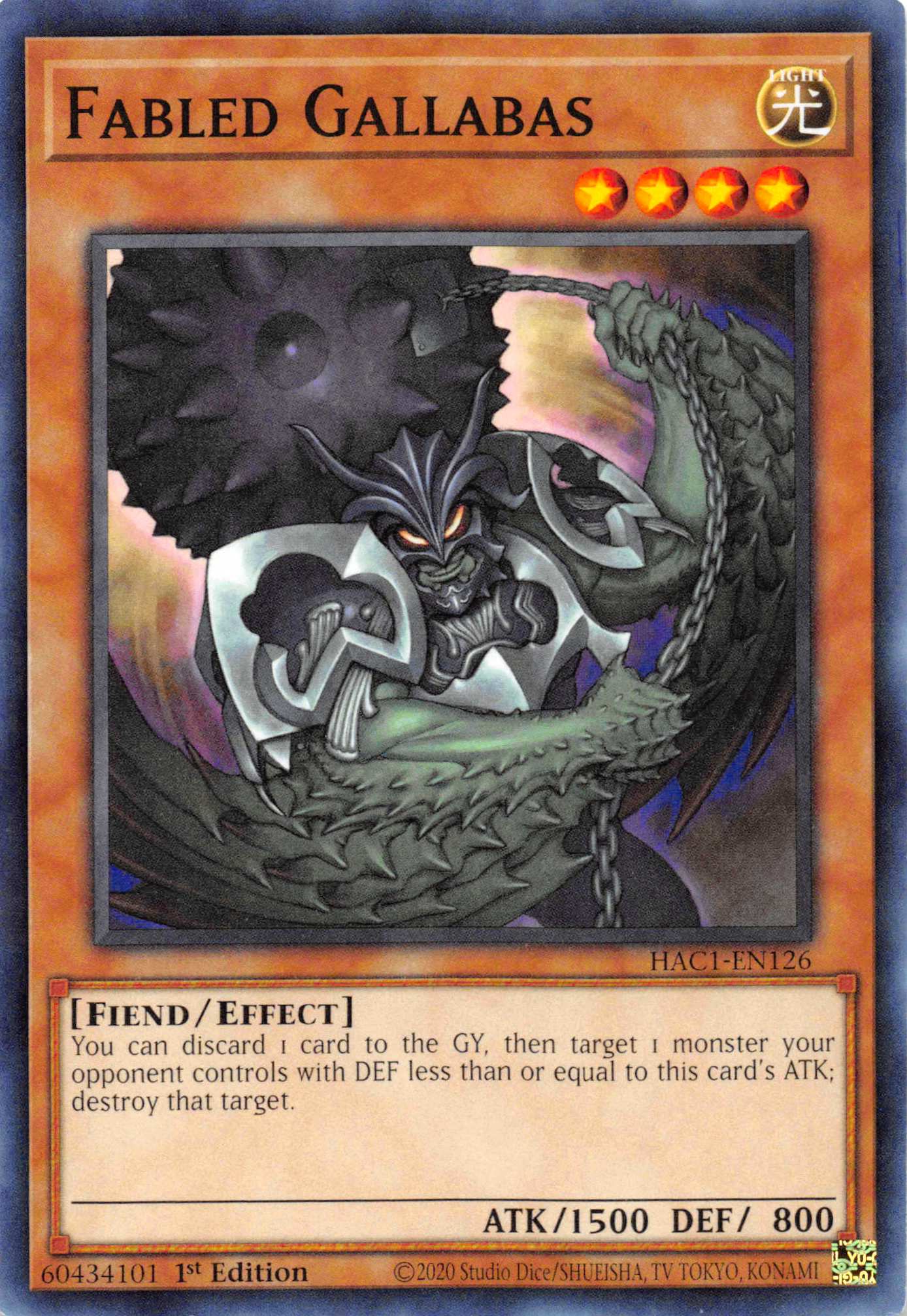 Fabled Gallabas [HAC1-EN126] Common | Fandemonia Ltd