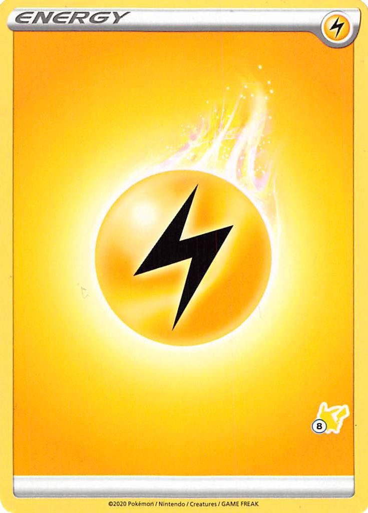 Lightning Energy (Pikachu Stamp #8) [Battle Academy 2022] | Fandemonia Ltd
