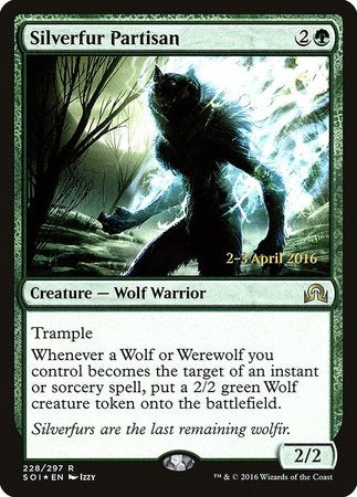 Silverfur Partisan [Shadows over Innistrad Promos] | Fandemonia Ltd