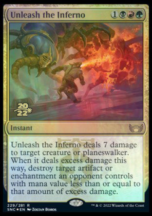 Unleash the Inferno [Streets of New Capenna Prerelease Promos] | Fandemonia Ltd