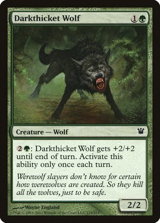 Darkthicket Wolf [Innistrad] | Fandemonia Ltd