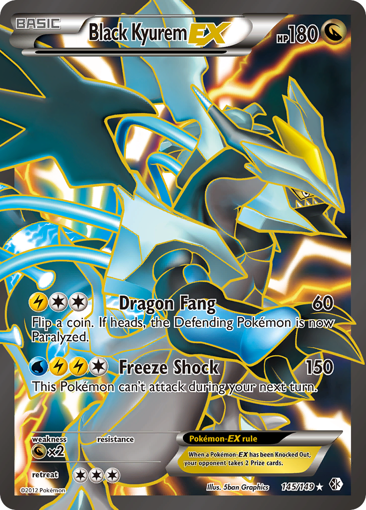 Black Kyurem EX (145/149) [Black & White: Boundaries Crossed] | Fandemonia Ltd