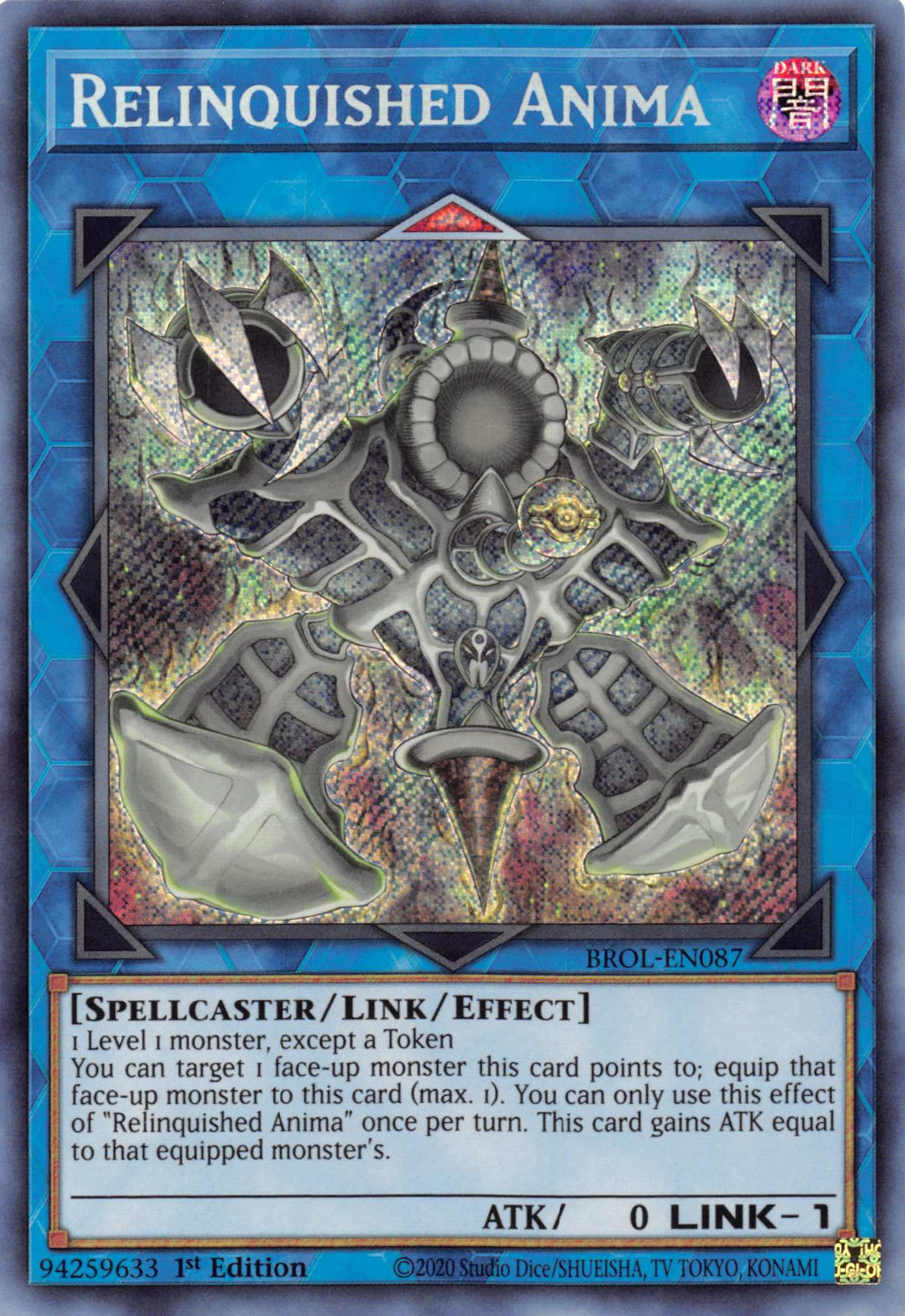 Relinquished Anima [BROL-EN087] Secret Rare | Fandemonia Ltd