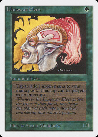 Llanowar Elves [Unlimited Edition] | Fandemonia Ltd