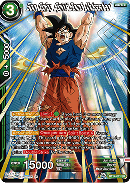 Son Goku, Spirit Bomb Unleashed (BT14-071) [Cross Spirits] | Fandemonia Ltd