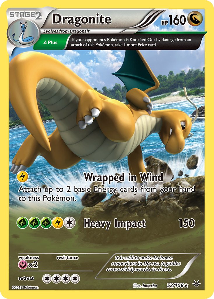 Dragonite (52/108) (Theme Deck Exclusive) [XY: Roaring Skies] | Fandemonia Ltd