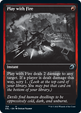 Play with Fire [Innistrad: Double Feature] | Fandemonia Ltd