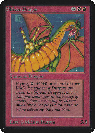 Shivan Dragon [Limited Edition Alpha] | Fandemonia Ltd