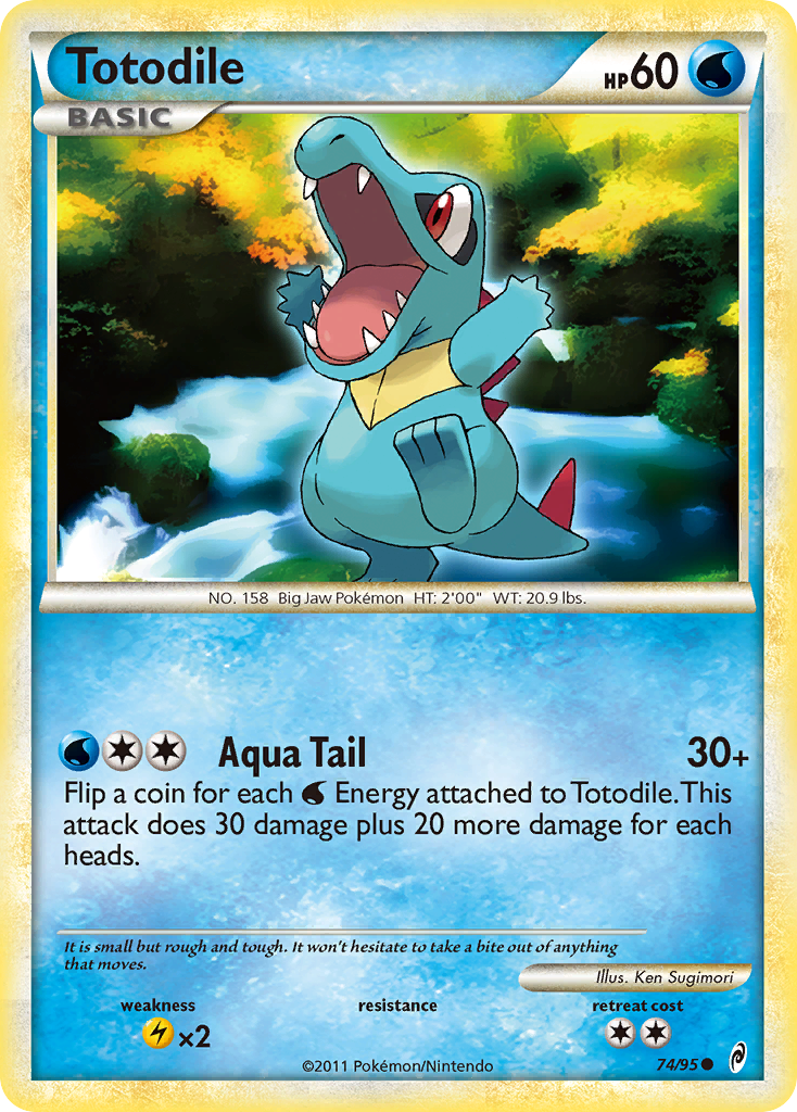 Totodile (74/95) [HeartGold & SoulSilver: Call of Legends] | Fandemonia Ltd