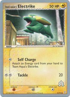 Team Aqua's Electrike (53/95) (Blaziken Tech - Chris Fulop) [World Championships 2004] | Fandemonia Ltd