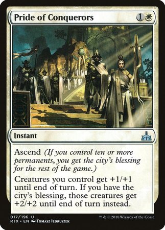 Pride of Conquerors [Rivals of Ixalan] | Fandemonia Ltd