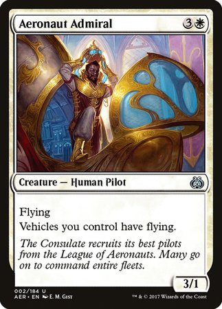 Aeronaut Admiral [Aether Revolt] | Fandemonia Ltd