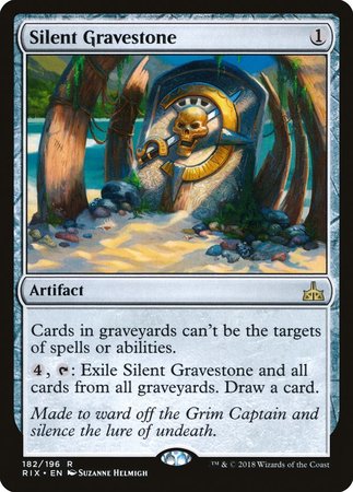 Silent Gravestone [Rivals of Ixalan] | Fandemonia Ltd
