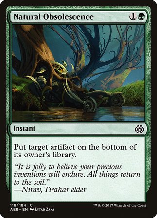 Natural Obsolescence [Aether Revolt] | Fandemonia Ltd
