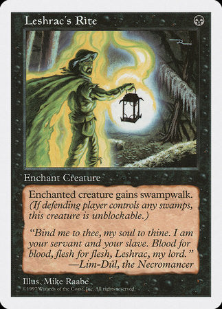 Leshrac's Rite [Fifth Edition] | Fandemonia Ltd
